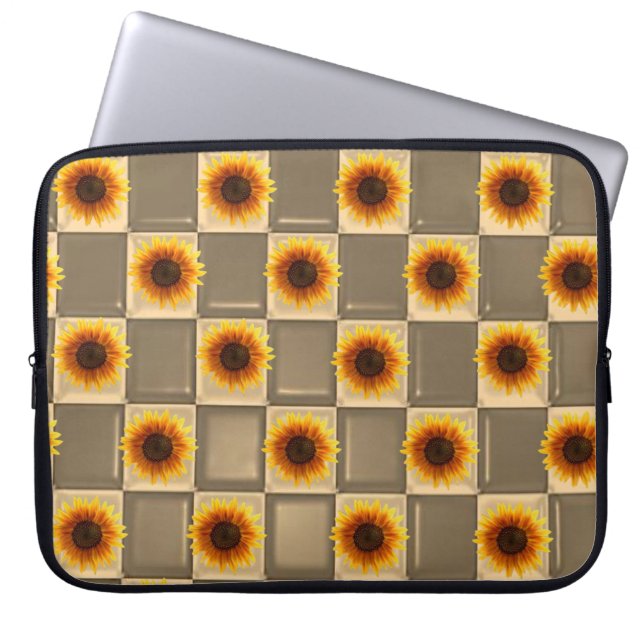 Laptop Sleeve Floral Sunflower (Front)