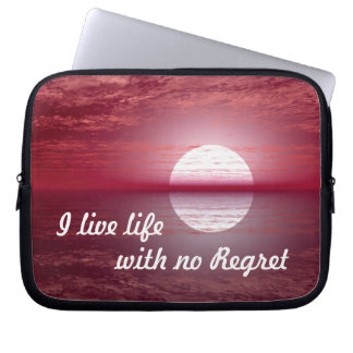 Laptop Sleeve - No Regret Motivational Quote