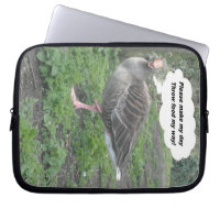 Laptop Sleeve Poem Duck Quote Ladee Basset