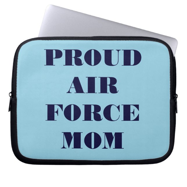 Laptop Sleeve Proud Air Force Mum (Front)