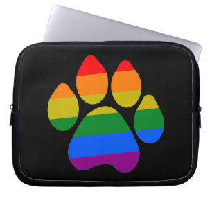 Laptop Sleeve Rainbow Paws
