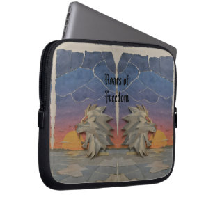 Laptop Sleeve – Roaring Sunset Lion