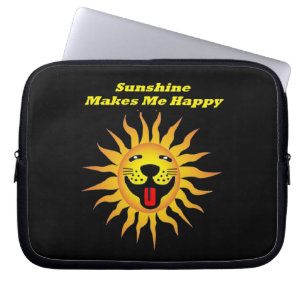 Laptop Sleeve Sunhshine Makes Me Happy