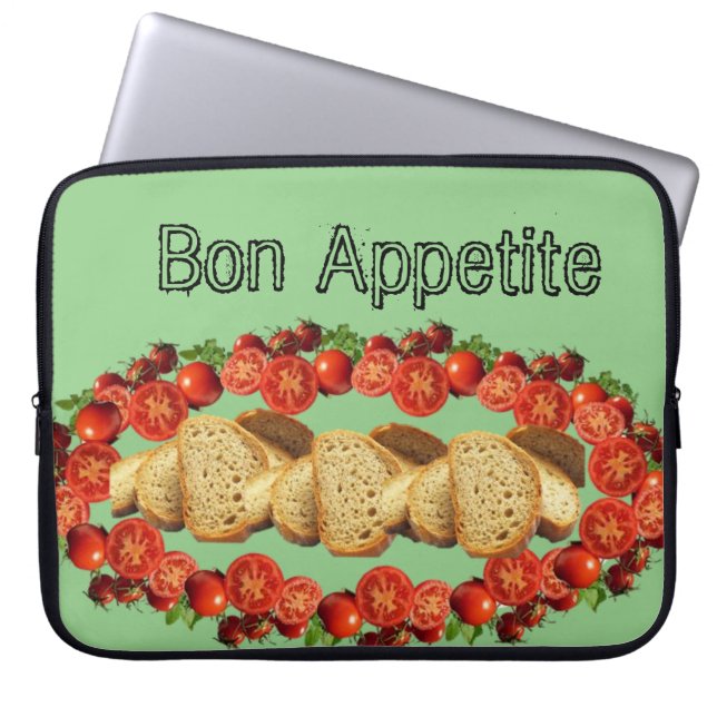 Laptop Sleeve Tomato Bread (Front)