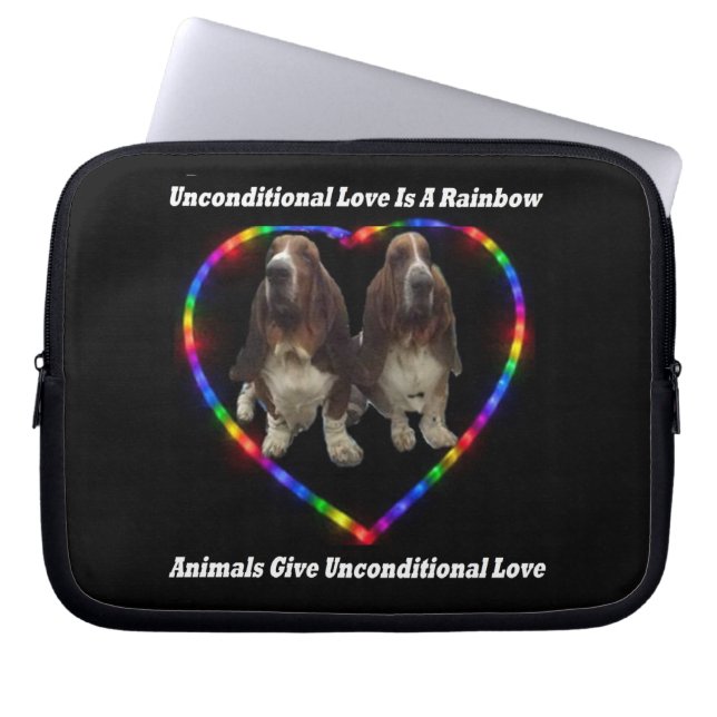Laptop Sleeve Unconditional Love Is A Rainbow (Front)