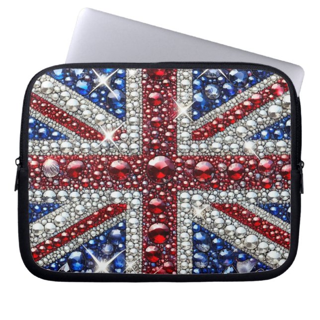 Laptop Sleeve with British Colours Design (Front)