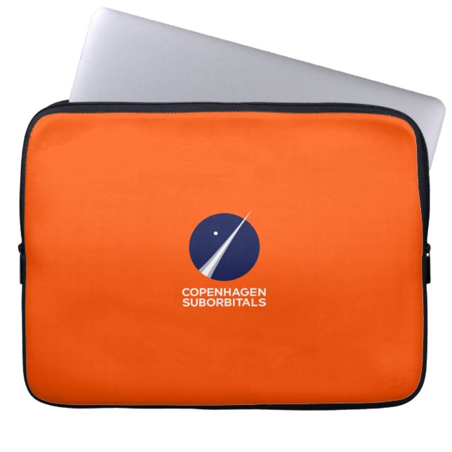 Laptop Sleeve with Copenhagen Suborbitals Logo (Front)