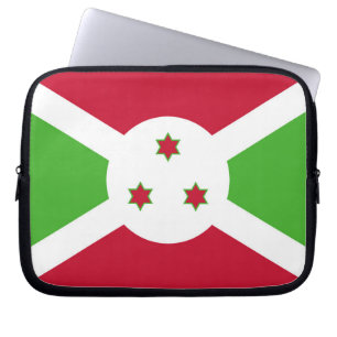 Laptop Sleeve with flag of Burundi