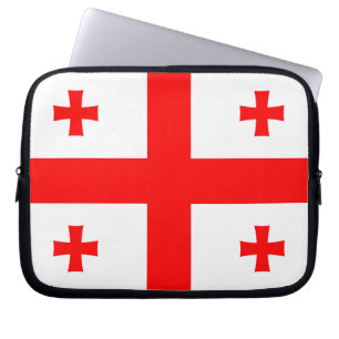 Laptop Sleeve with flag of Georgia