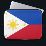 Laptop Sleeve with flag of Philippines<br><div class="desc">Show your love for the Philippines with this sleek and stylish laptop sleeve featuring the vibrant flag of the Philippines! Crafted for both function and flair, this laptop sleeve offers reliable protection for your device while allowing you to showcase your Filipino pride. The bold design prominently displays the iconic flag,...</div>