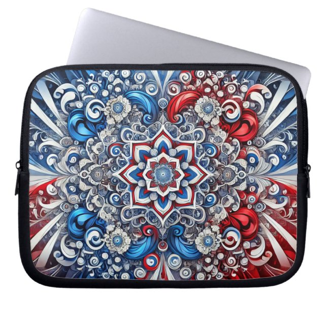Laptop Sleeve with French Colours Design (Front)