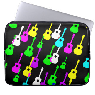 Laptop Sleeve with Guitars on it