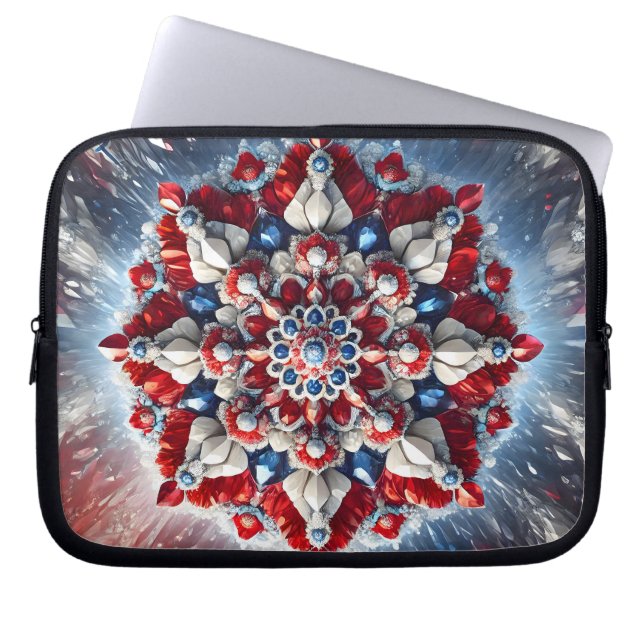 Laptop Sleeve with Norwegian Colours Design (Front)