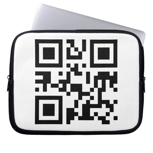 Laptop Sleeve with QR code (Front)