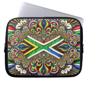 Laptop Sleeve with South African Colours Design