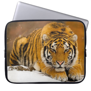 Laptop sleeve with tiger