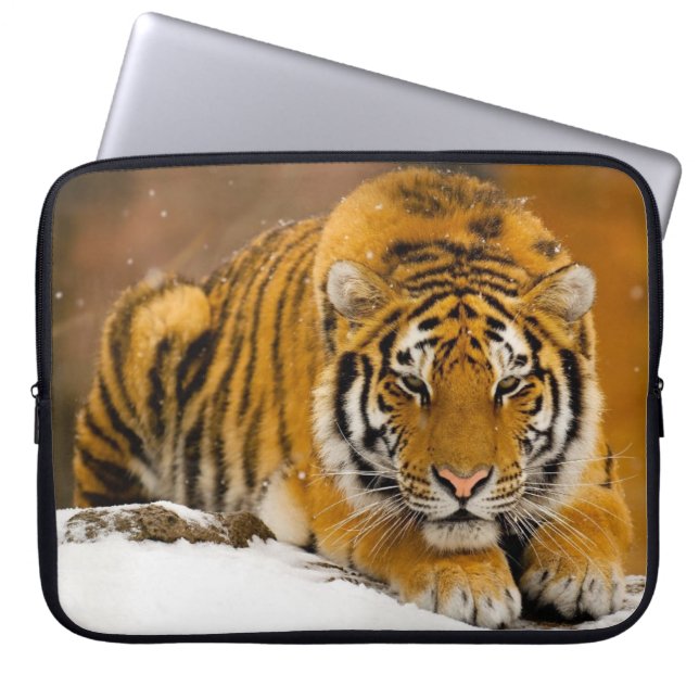 Laptop sleeve with tiger (Front)