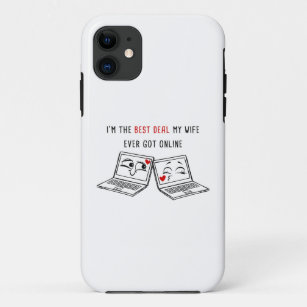 Laptops in Love Online Couples Valentine Soulmate  Case-Mate iPhone Case