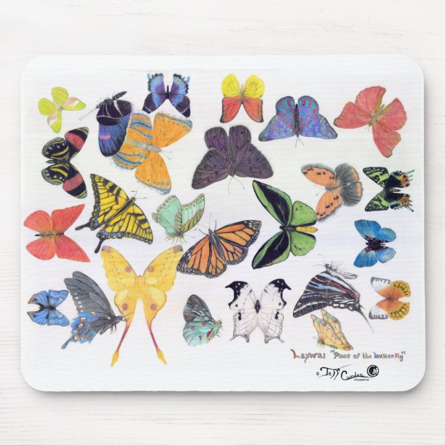 "Lapwai, Place of the Butterfly" Mousepad (Front)