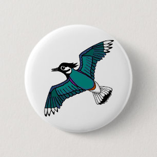 Lapwing Pin Badge