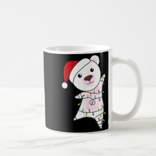 Lar Bear Christmas Santa Claus Lights Lar Bears  Coffee Mug
