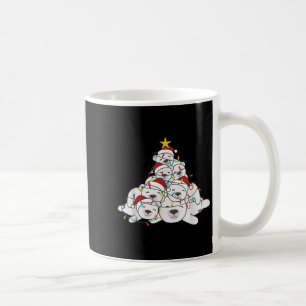 Lar Bear Christmas Tree Funny Animal Christmas Lar Coffee Mug