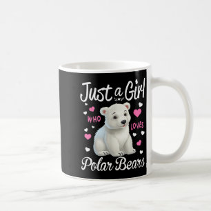 Lar Bear Girl Women Funny Just A Girl Who Love Lar Coffee Mug