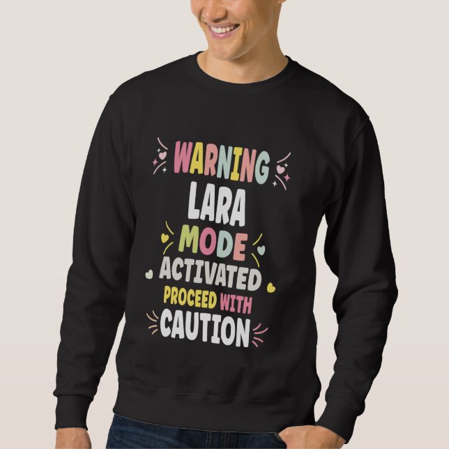 LARA Personalised Women's  Custom LARA Sweatshirt (Front)