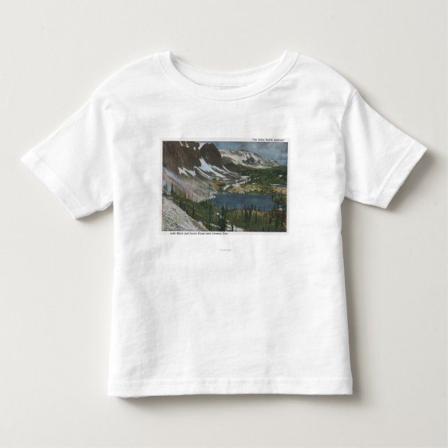 Laramie, WY - Lake Marie and Snowy Range on Unio Toddler T-Shirt (Front)