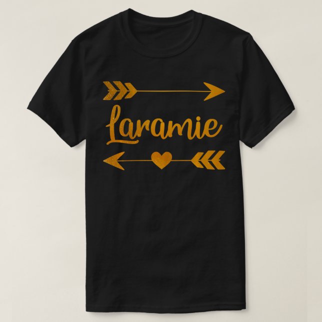 LARAMIE WY WYOMING Funny City Home Roots USA Women T-Shirt (Design Front)