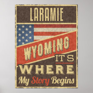 Laramie Wyoming Poster