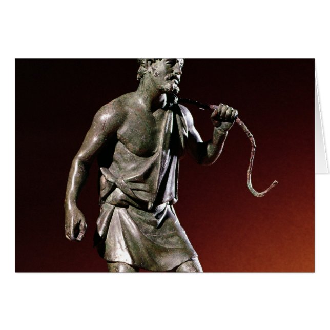 Lararium statuette of a water carrier (Front Horizontal)