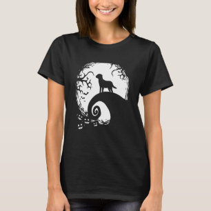 Larbrador Retriver Halloween Under The Moonlight S T-Shirt