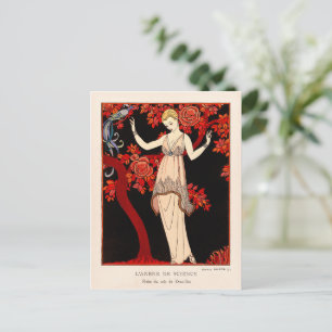 L'Arbre de science by George Barbier Postcard