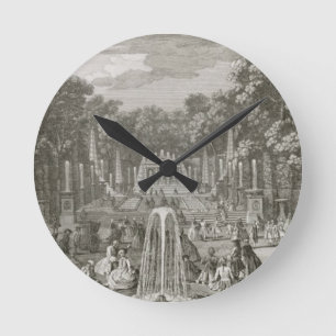 L'Arc de Triomphe, Versailles (engraving) Round Clock