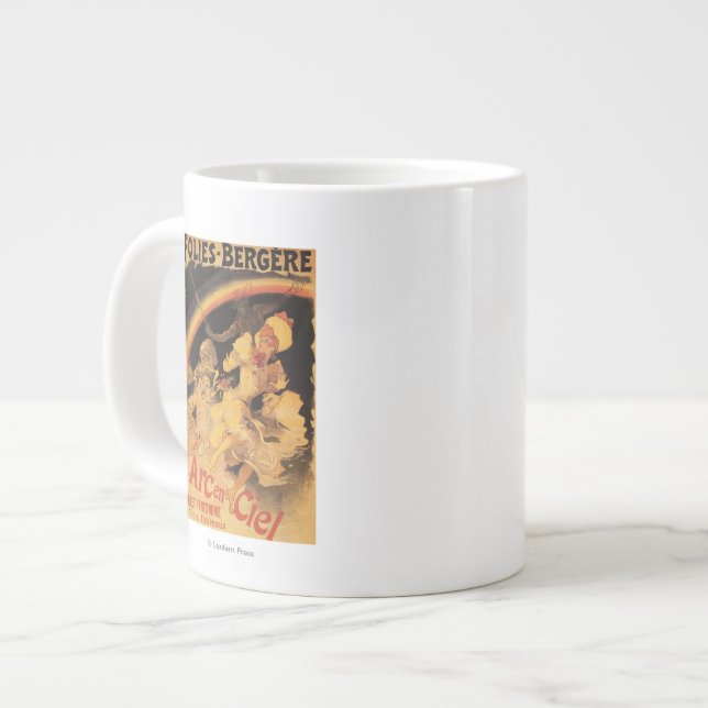 L'Arc-en-Ciel Ballet at Folies-Bergere Large Coffee Mug (Front Left)
