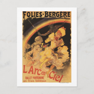 L'Arc-en-Ciel Ballet at Folies-Bergere Postcard