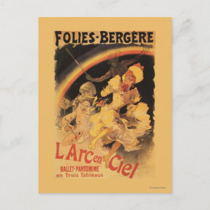 L'Arc-en-Ciel Ballet at Folies-Bergere Postcard