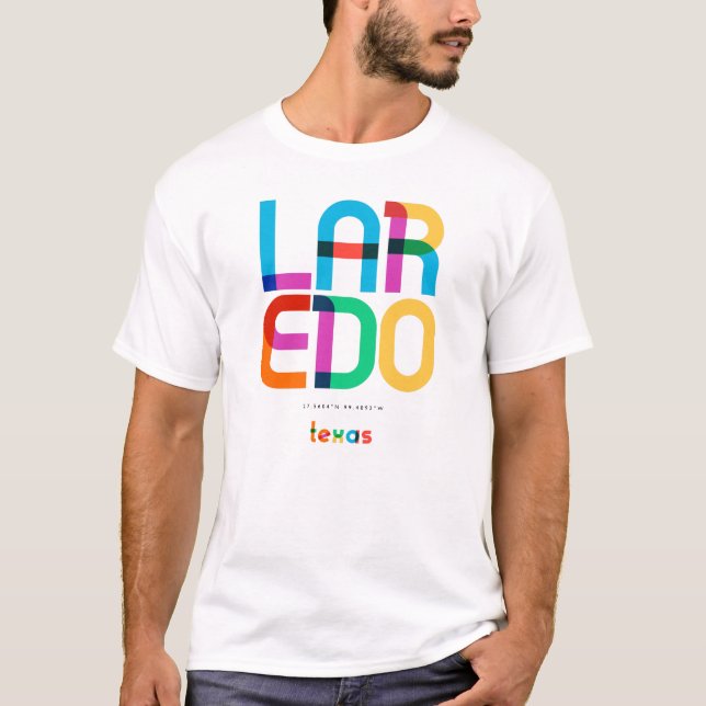 Laredo Texas Mid Century, Pop Art, T-Shirt (Front)