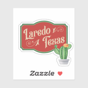 Laredo, Texas With Prickly Pear Cactus