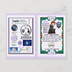 Larelis - Knight Lawrencium Sword Postcard