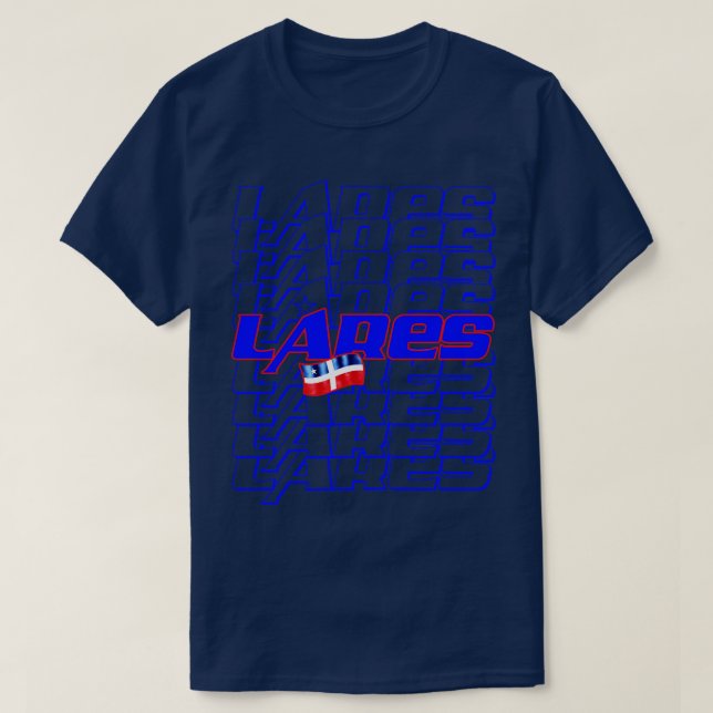 Lares Cascade text 1 T-Shirt (Design Front)