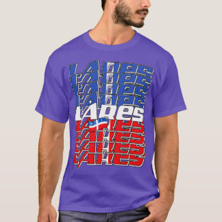 Lares Cascade text 3 T-Shirt