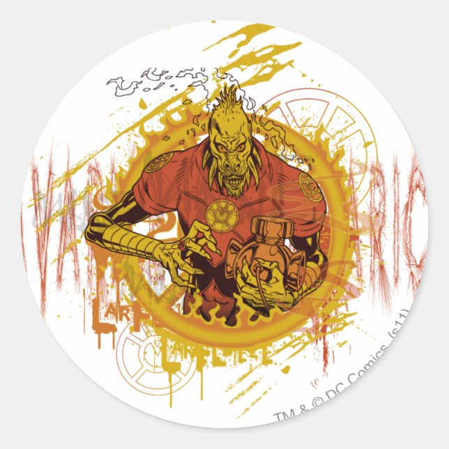 Larfleeze - Agent Orange 14 Classic Round Sticker (Front)