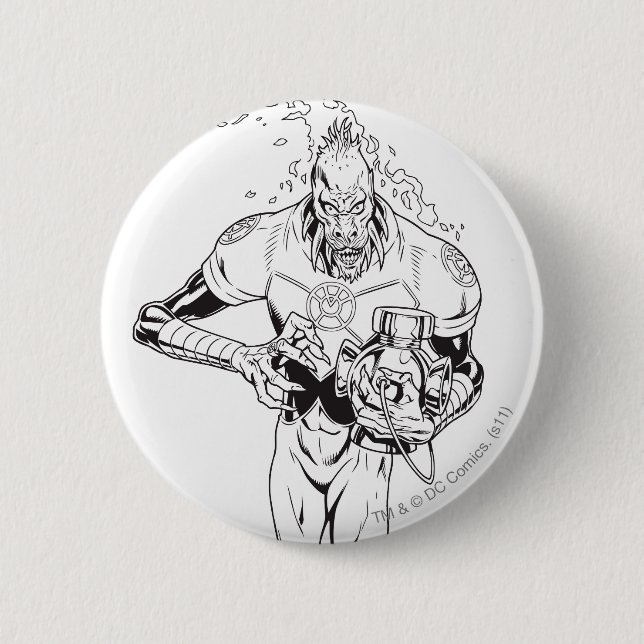 Larfleeze - Agent Orange 6 Cm Round Badge (Front)
