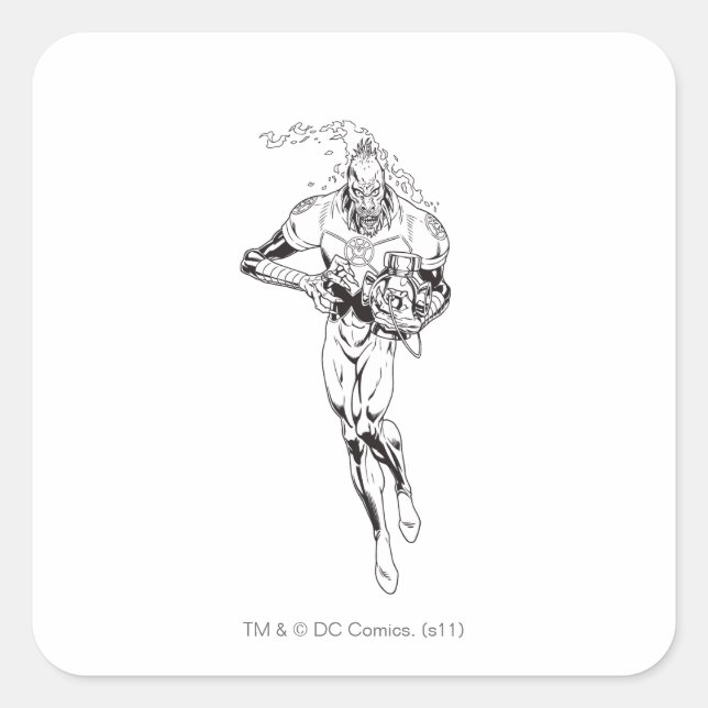 Larfleeze - Agent Orange 6 Square Sticker (Front)