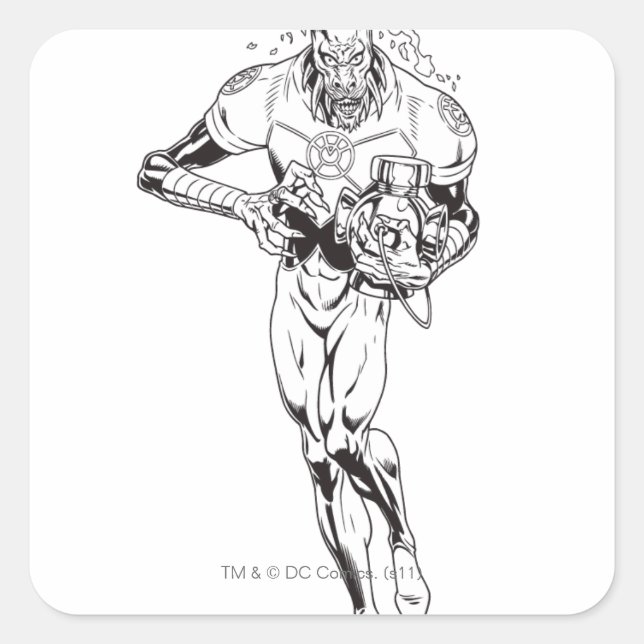 Larfleeze - Agent Orange 6 Square Sticker (Front)