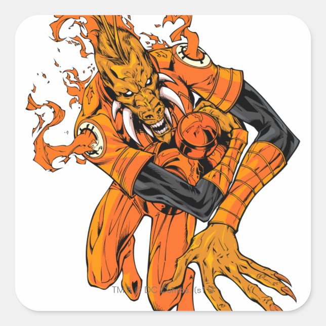 Larfleeze - Agent Orange 7 Square Sticker (Front)