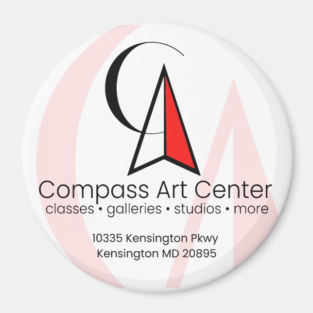 Large, 3 Inch Circle Magnet (Front)