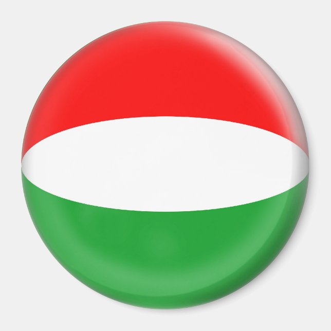 Large 3 inch magnet - Hungary Hungarian flag (Front)